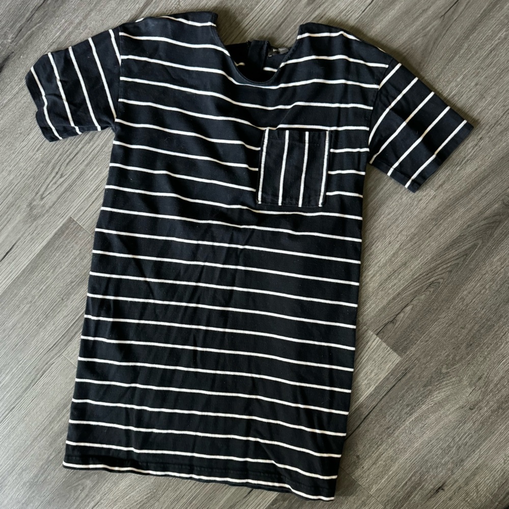 BANANA REPUBLIC SHIFT DRESS NAUTICAL STRIPED MINI